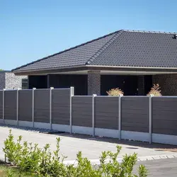 CE Certificated Eco-friendly Wpc Wooden Patio Fence Slatted Design Wpc Wooden Panels Privacy Wpc