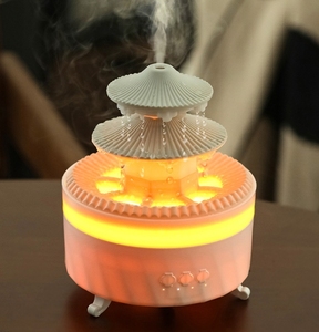 Humidificateur d'arôme électrique UFO Rain Drop <span class=keywords><strong>Cloud</strong></span> <span class=keywords><strong>Home</strong></span> H20 Ufo Water Drop Aroma Diffuser Remote Plastic pour usage domestique - Product Image 1