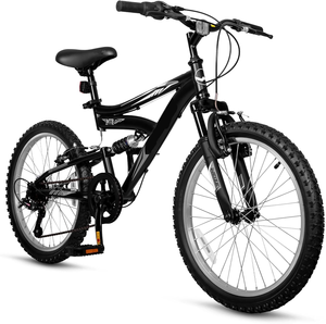 Bicicleta <span class=keywords><strong>de</strong></span> Montaña <span class=keywords><strong>para</strong></span> Niños <span class=keywords><strong>de</strong></span> 20 y <span class=keywords><strong>24</strong></span> <span class=keywords><strong>Pulgadas</strong></span>, <span class=keywords><strong>Bicicletas</strong></span> <span class=keywords><strong>para</strong></span> Niños <span class=keywords><strong>de</strong></span> 6 a 14 Años, Niños y <span class=keywords><strong>Niñas</strong></span>, con Doble Suspensión Completa y Cuadro <span class=keywords><strong>de</strong></span> Acero <span class=keywords><strong>de</strong></span> Alto Carbono - Product Image 3