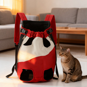 Mochila transportadora para mascotas, con cuatro patas, transpirable, para viajes, para gatos y perros pequeños - Product Image 2