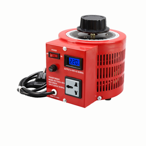 Dispositif de contrôle de tension triphasé AC manuel en cuivre avec bobine visible et échelle calibrée 15KVA-TSGC2 - Product Image 6