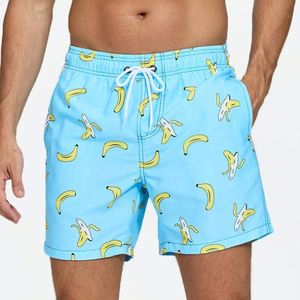 Style Surfing Direct Clothes Pattern Man's Pants Sublimation <b>Men</b> Beach Wear Short Swim <b>Trunks</b> Banana Screen Printed Swim <b>Trunks</b> - Product Image 1