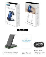 Offres d'usine d'origine, chargeur sans fil 3 en 1 pour iPhone 12 13 Pro Max Airpods Apple Watch