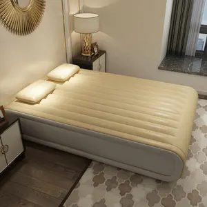 Изготовленный на заказ портативный надувной матрас для домашней спальни и путешествий надувная кровать