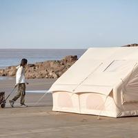 Carpa Inflable Personalizada, Cuadrada, para las Cuatro Estaciones, de Oxford, con una Habitación, Columna de Aire, para 5-6 Personas, Impermeable, Fácil de Instalar, para Glamping al Aire Libre