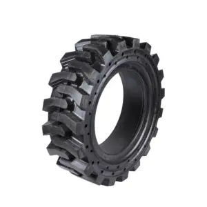 फोर्कलिफ्ट के लिए ब्रांड उच्च गुणवत्ता वाला काला रबर W8.5-24 सॉलिड टायर