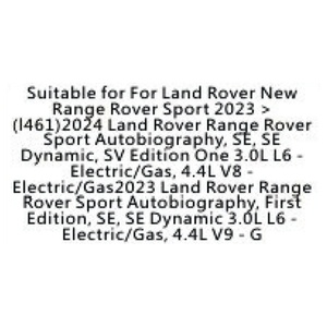 Amortiguador de Aire Delantero Derecho 2022-2025 con Válvula ADS SUSPENSIÓN DINÁMICA CON KINETIC Apto para Range Rover SPORT L460 L461 - Product Image 4