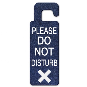 Hotel no molestar señal de sublimación <span class=keywords><strong>en</strong></span> blanco de la suspensión de puerta Reino Unido Suspensión de puerta - Product Image 5