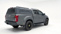 JINYU Couvre-caisse rigide en acier au manganèse personnalisé pour camionnettes universelles (citerne de 2 m) coulissant des deux côtés, étanche, sans perçage