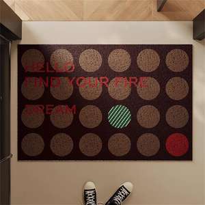 Alfombra de Entrada Rectangular Estilo Americano con Diseño de Lunares, Antideslizante, de Seda, Fácil de Limpiar y Resistente al Desgaste - Product Image 1