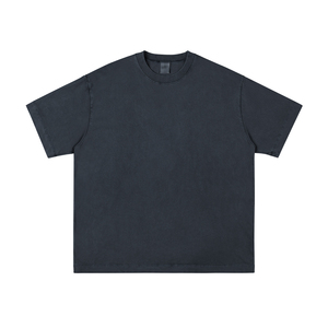 เสื้อยืดผู้ชายคอตตอน 100% หนัก 260 กรัม คุณภาพพรีเมียม ทรงปกติ ผ้าถักเนื้อแน่น ระบายอากาศได้ดี แขนสั้น คอกลม ขายส่ง - Product Image 4