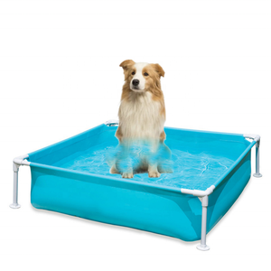 USMILEPET Piscine pliable pour <span class=keywords><strong>chien</strong></span>, baignoire pliable pour animaux de compagnie, piscine pour enfants, pour chiens de taille moyenne à grande - Product Image 1