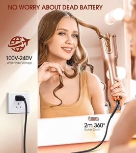 Fer à friser portable entièrement automatique - <span class=keywords><strong>Appareil</strong></span> de coiffage automatique <span class=keywords><strong>pour</strong></span> <span class=keywords><strong>boucles</strong></span> et ondulations - Product Image 6