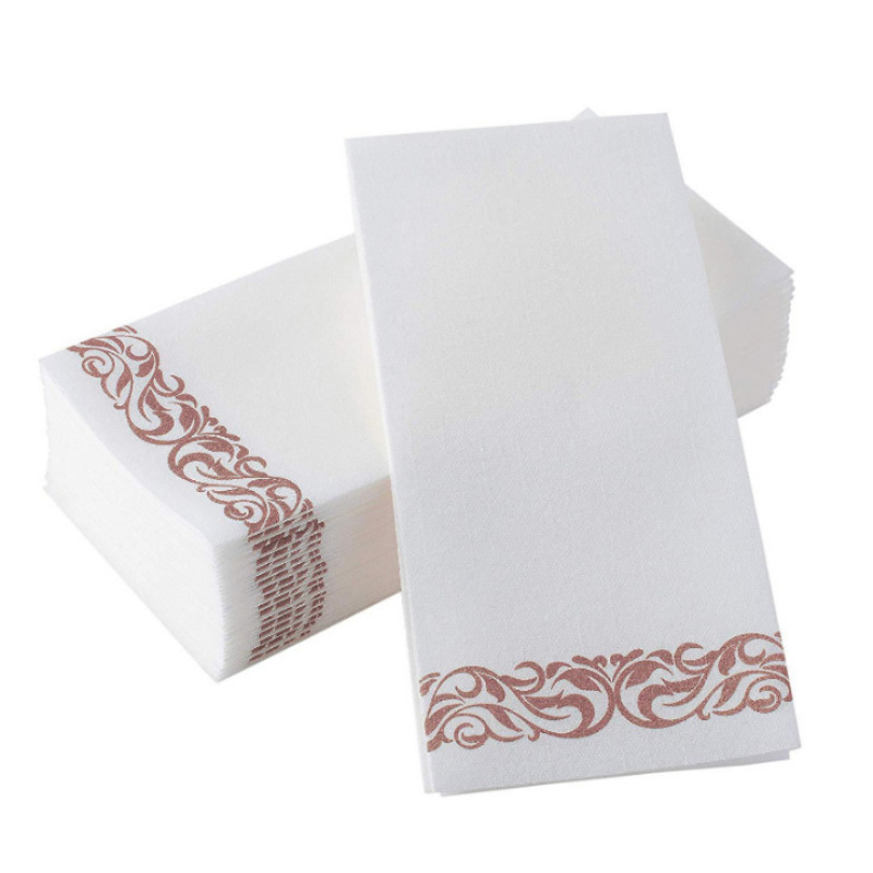 Rose gold dust-free napkin, 1 piece