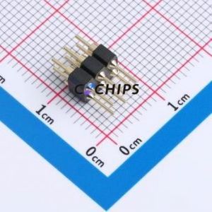 XDZ254C-2-03-Z-3.0-G1 Pin Header Through hole Component (THT),P=2.54mm Connector 2x3P 2.54mm 2.54mm Round Pin - Product Image 1