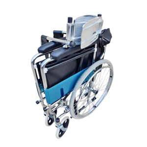 Fauteuil roulant manuel léger de haute qualité, pliable et portable, pour adultes, personnes handicapées, personnes âgées, usage domestique, en acier et carbone, certifié CE - Product Image 6