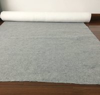Matériaux de protection de surface de sol en polypropylène plastique auto-adhésif gris pour accessoires de revêtement de sol