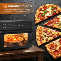 Horno para Hornear OEM de 30L con Pantalla Táctil Digital, 18 Funciones Incluidas Máquina para Hornear Pizza y Tostadas, 4 Accesorios para Venta al por Mayor