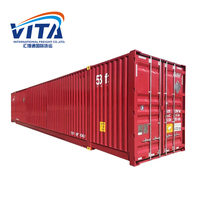Conteneur maritime sec VITA de 53 pieds, norme ISO, matériau SPA-H, capacité de 100 m³, couleur bleue, boîte verrouillable pour le transport