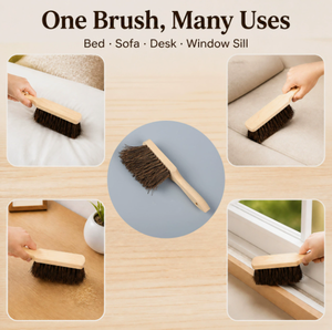 Cepillo para Polvo de Madera Natural LeGood con Cerdas para Cama, Sofá y Limpieza del Hogar, Ecológico - Product Image 2