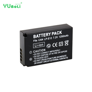 Batería de Cámara de Alta Calidad LP-E12 para <span class=keywords><strong>Canon</strong></span> EOS 100D M2 <span class=keywords><strong>M50</strong></span> MarkII - Product Image 1