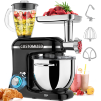 Mixeur sur Socle Électrique Multifonctionnel 3-en-1 avec Blender, Bol en Acier Inoxydable, 7 Vitesses, Appareil de Cuisine Domestique – Vente en Gros Usine