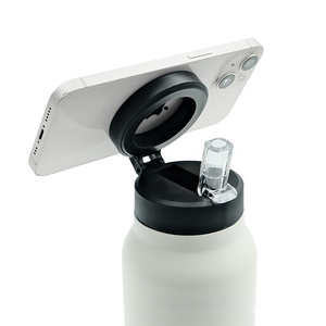 24oz stainless steel water <b>bottle</b> double-wall with magnetic lids bpa-free <b>750ml</b> stainless steel water <b>bottle</b> with straw - Product Image 2