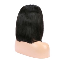 Perruque 100% Cheveux Humains Vierges HD Sans Colle avec Baby Hair, Longue et Lisse, Noire, Brune, Blonde pour Femmes Européennes et Américaines