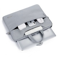 Sac d'Ordinateur Portable Zunwei 15.6 Léger et Étanche, Porte-Documents Portable Imperméable à l'Épaule pour Ordinateur