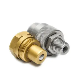 High pressure 70 MPA 1/4 inch 3/8 inch screw thread hydraulic quick coupler for hydraulic Jack