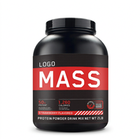 Poudre de protéines de lactosérum isolée avec logo personnalisé, gain de masse, nutrition sportive, complément de gym, naturel