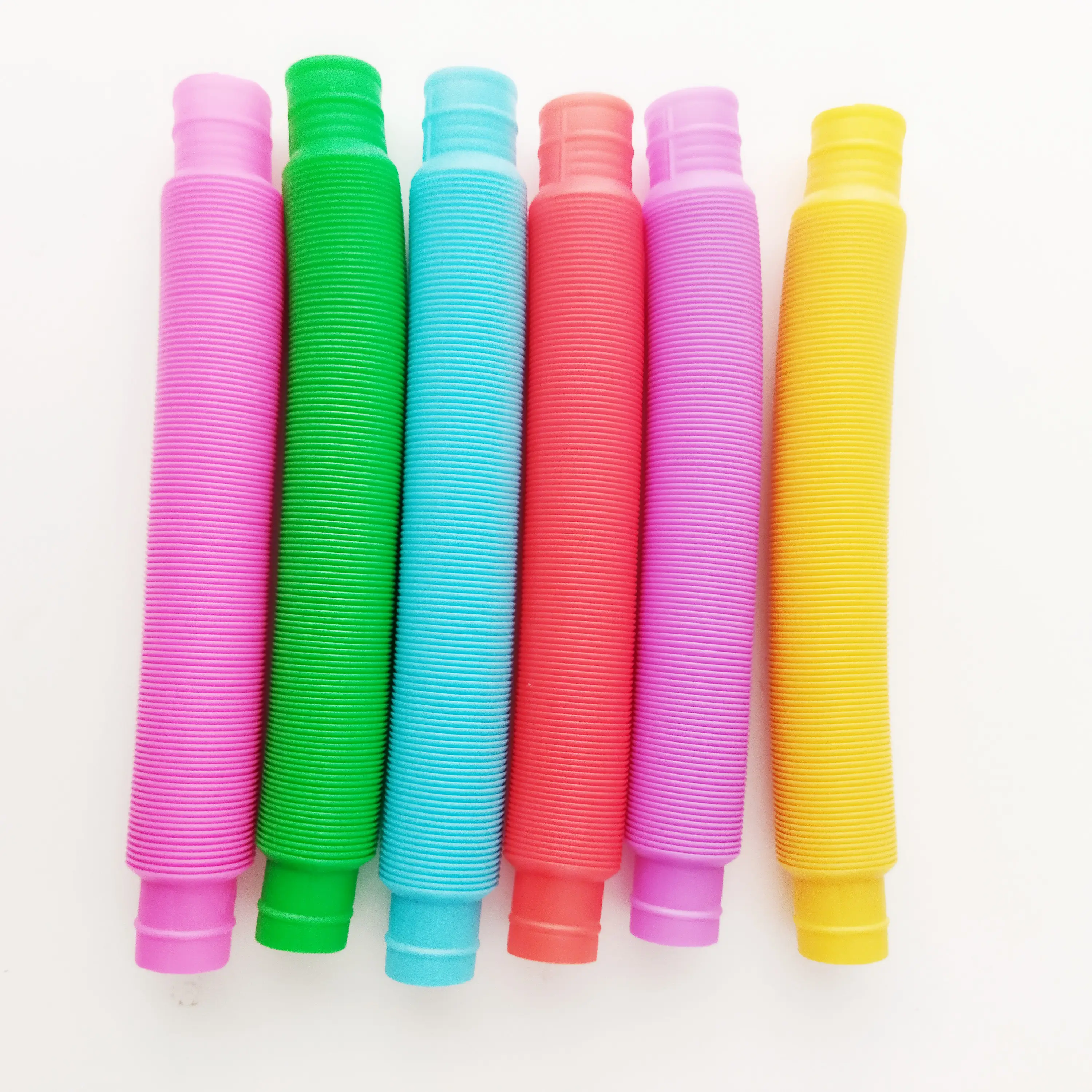 Tube lumineux anti-Stress en plastique coloré, ensemble de jouets sensoriels, amusants, éducatifs, vente en gros,