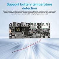 Module de charge et de décharge rapide 22,5 W pour batterie au lithium, double USB, double Type C, carte mère DIY pour alimentation mobile