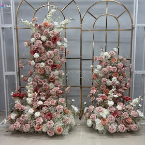 Customized <b>Pink</b> Rose Trailing Flower Runner Handmade Wedding <b>Decoration</b> for Events <b>Parties</b> for Valentine's Day - Product Image 1