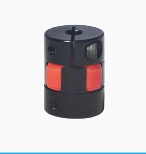 Acoplamento Flexível D20 L25 XB Preto com Flor de Ameixa, Almofada Vermelha, Acoplamento de Parafuso para Motor com Tamanhos de Furo de 5mm, 6mm, 6.35mm, 8mm, 9mm, 10mm - Product Image 2