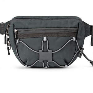 Petite sacoche de ceinture anti-RFID pour homme et femme, résistante à l'eau, en nylon, sac bandoulière pour voyage, randonnée, course à pied, cyclisme - Product Image 1