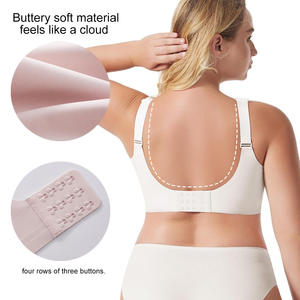 Sujetador de Maternidad y Lactancia para Mujer, Talla Grande, con Cierre Frontal, Sin Costuras, <span class=keywords><strong>Push</strong></span>-<span class=keywords><strong>Up</strong></span>, Anti-Caída, para Embarazo y Posparto - Product Image 4