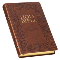 Bible à couverture souple cousue sur mesure par le fabricant, avec impression dorée en relief, pour collection de cadeaux d'église