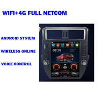 Para Toyota Land Cruiser Prado 150 2010 - 2013 coche Android Radio Multimedia reproductor de vídeo de navegación 2din 2 din Tesla estilo Auto
