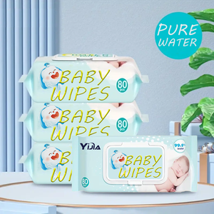 Fabrication sur mesure pour les lingettes pour bébés <span class=keywords><strong>Pampers</strong></span> non parfumées, hypoallergéniques, à base d'eau, pour le nettoyage quotidien des bébés, soin de la peau sensible - Product Image 1