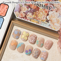 Vinimay Usine Personnalisé Nacré Gaufrage Nail Gel 3d Sculpture Texture Gel Haute Qualité Pat Ombre Peinture Gel Nail Art