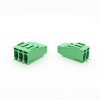 Bloc de bornes à vis en laiton PA66 pour PCB, pas de 5,08 mm, 300 V, 10 A