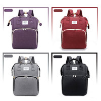 Sac à dos à couches de haute qualité sac à couches multifonction lit de bébé pliable berceau de voyage