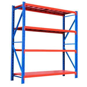 Estanterías Reforzadas para Almacén, Ajustables en Altura, Fáciles de Desmontar y Montar, para Fábrica, Supermercado, Almacenamiento Centralizado - Product Image 1