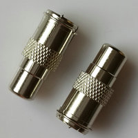 Connecteur BNC femelle pour montage sur panneau de châssis, impédance 50/75 ohms, compatibilité RG59/RG6, certifié CE ROHS, surface nickelée/dorée