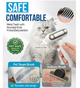 Produits d'usine originaux en vogue 2026 – Accessoires pour animaux <span class=keywords><strong>de</strong></span> compagnie : Brosse démêlante en spray douce pour chats et chiens, peigne en ABS anti-poils volants - Product Image 5