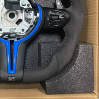 Volant de voiture en daim modifié, gauche et droite, performance M pour BMW F10 F20 F22 F30 F40