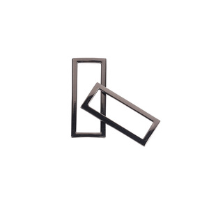 The Second Button Alloy Buckles Rings Plating Durable Garment Use Classic Simple Sophisticated Style - Product Image 1