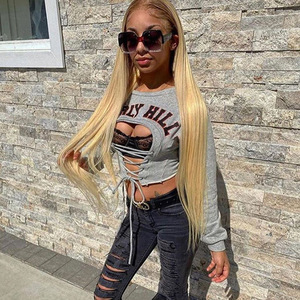 Streetwear mode <span class=keywords><strong>t</strong></span>-<span class=keywords><strong>shirt</strong></span> à lacets <span class=keywords><strong>femme</strong></span> personnalisé manches longues <span class=keywords><strong>t</strong></span>-<span class=keywords><strong>shirt</strong></span> court pour <span class=keywords><strong>femme</strong></span> - Product Image 2