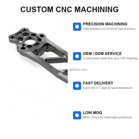 Composants de drone usinés sur mesure par CNC, usinage de précision, aluminium, titane, bras de drone UAV, fabricant 5 axes